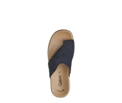 Teenslipper blauw