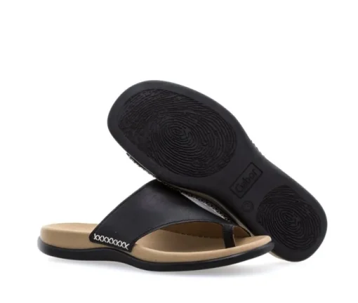 Teenslipper zwart