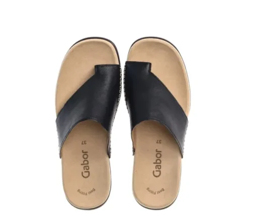 Teenslipper zwart