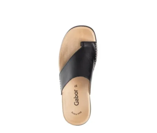 Teenslipper zwart