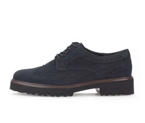 Veterschoen blauw