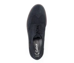 Veterschoen blauw