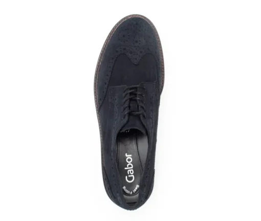 Veterschoen blauw