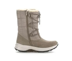 Winter enkellaarsje beige