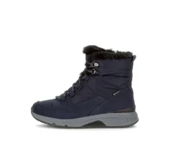 Winter enkellaarsje blauw