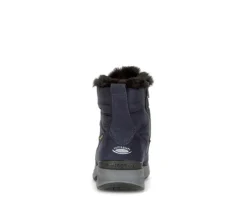Winter enkellaarsje blauw