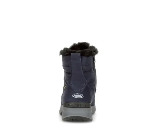 Winter enkellaarsje blauw